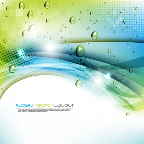 free vector Dynamic halo background 01 vector