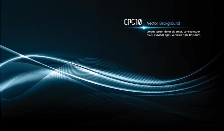 free vector Dynamic light vector background