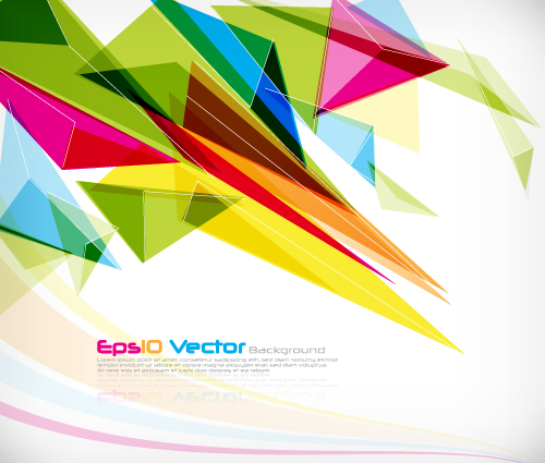 free vector Dynamic pattern background 03 vector