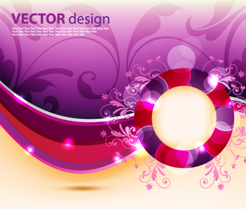 free vector Dynamic pattern background 06 vector