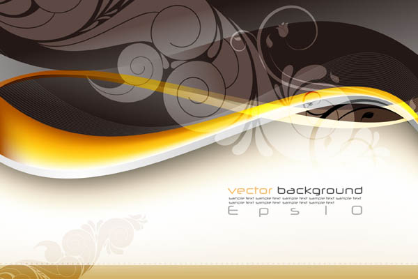 free vector Dynamic pattern background vector