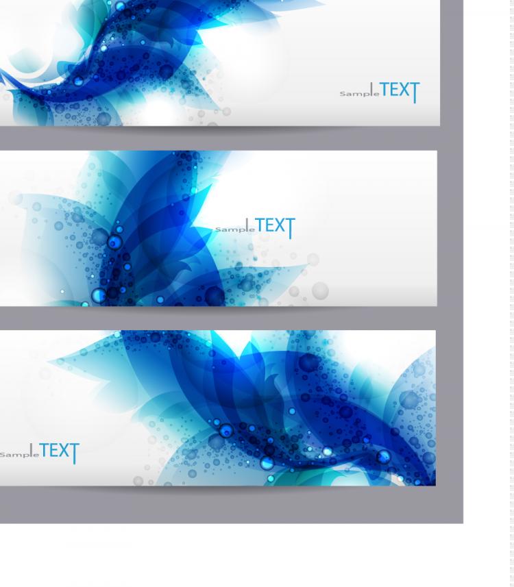 free vector Dynamic trend banner05vector