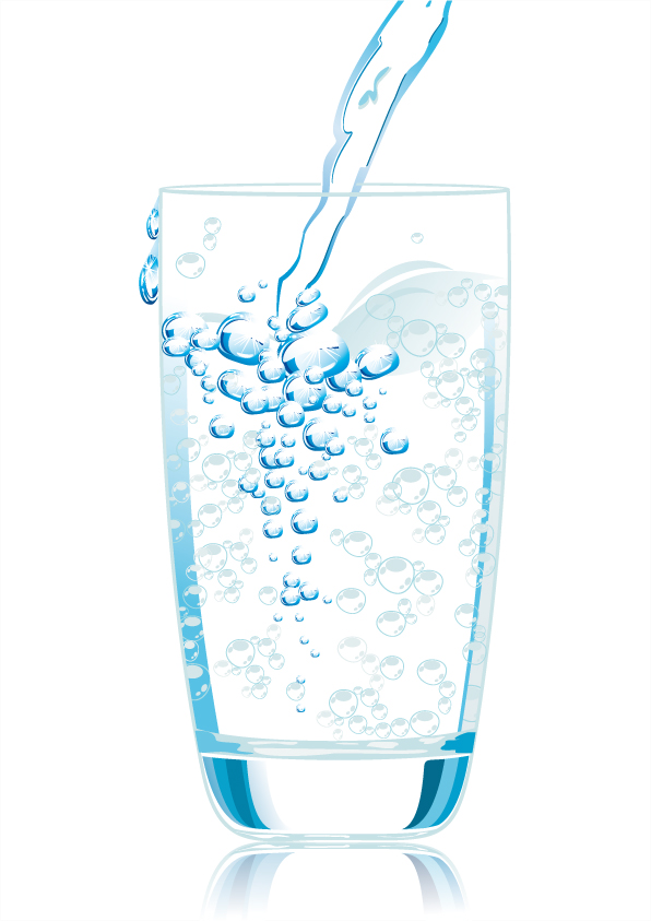 free vector Dynamic vector water
