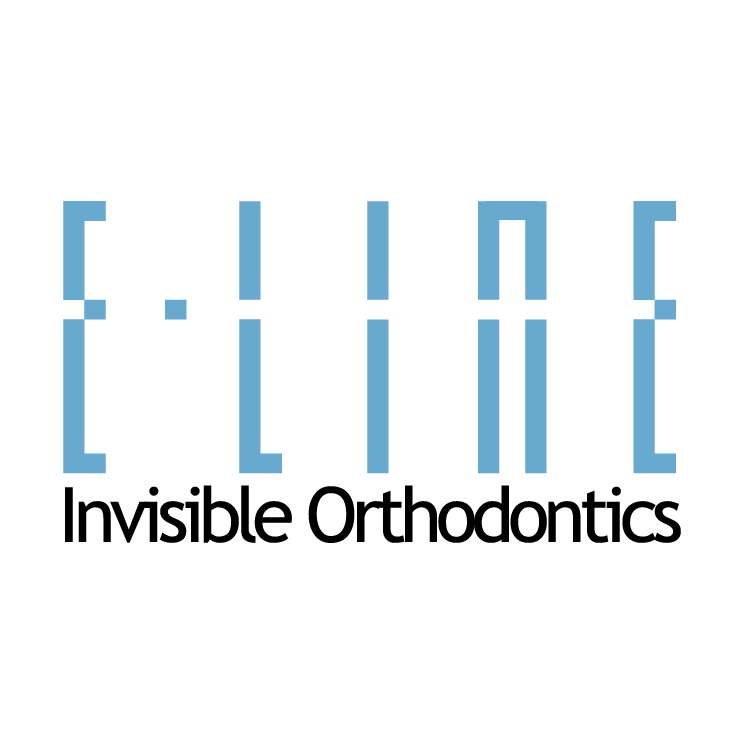 free vector E line invisible orthodontics