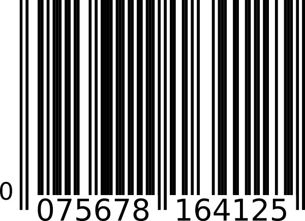 Ean 13 Bar Code Clip Art 119843 Free SVG Download 4Vector