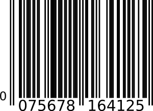 free vector Ean-13 Bar Code clip art