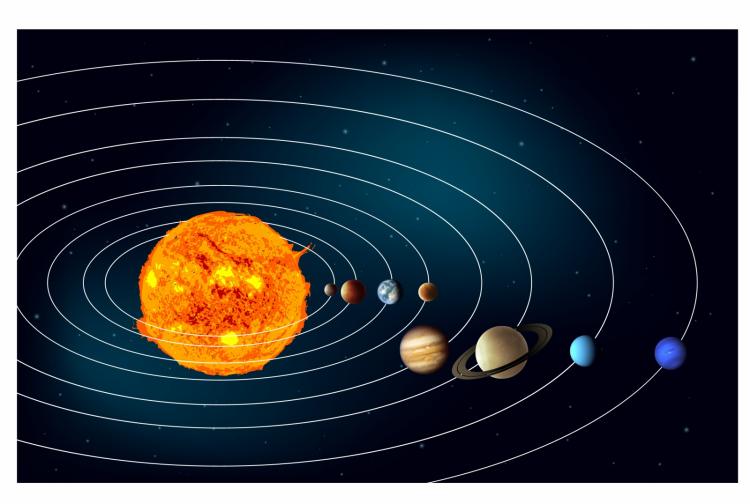 free vector Earths solar system