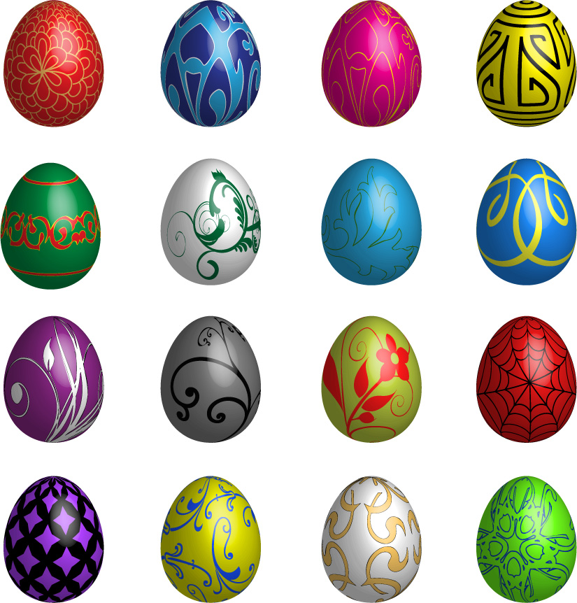 free vector Easter egg album vector