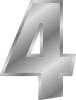 free vector Effect Letters Alphabet Silver 4 clip art