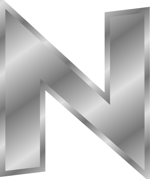 Effect Letters Alphabet Silver clip art (104614) Free SVG Download / 4  Vector