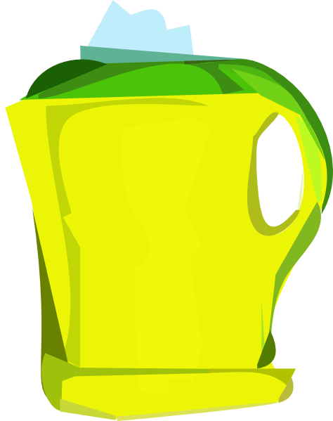 free vector Electric Yellow Teapot clip art