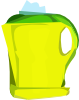 free vector Electric Yellow Teapot clip art