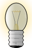 free vector Electronic Light Bulb clip art