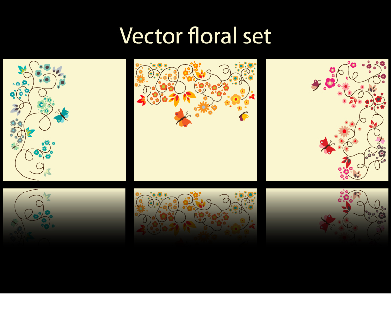 free vector Elegant pattern patterns 05 vector
