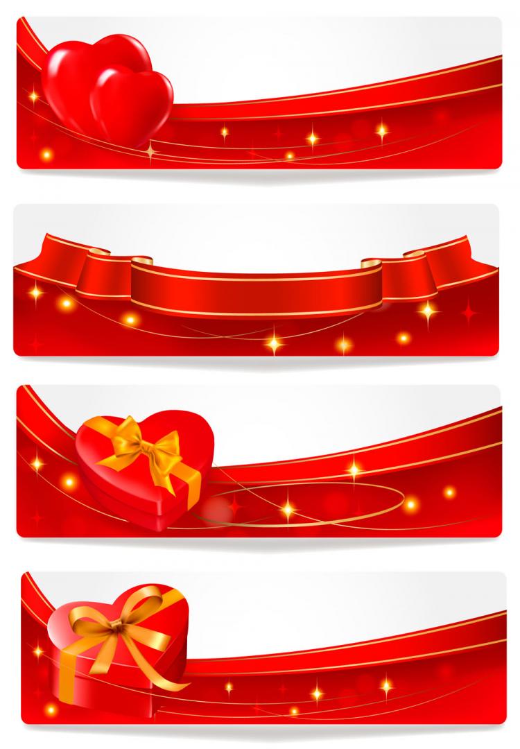 free vector Elements of romantic valentine39s day 4 vector