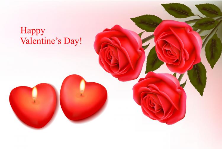 free vector Elements of romantic valentine39s day vector
