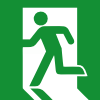 free vector Emergency Exit Sign clip art