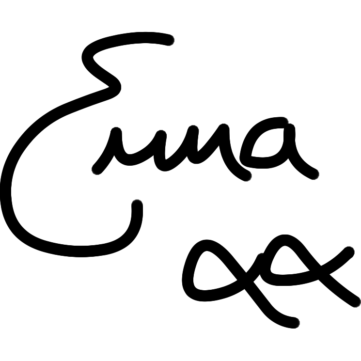 free vector Emma bunton signature