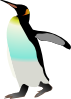 free vector Emperor Penguin clip art