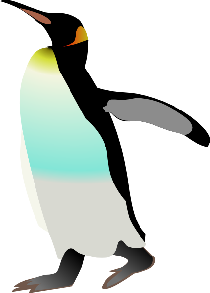 free vector Emperor Penguin clip art