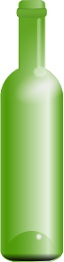 free vector Empty Green Bottle clip art