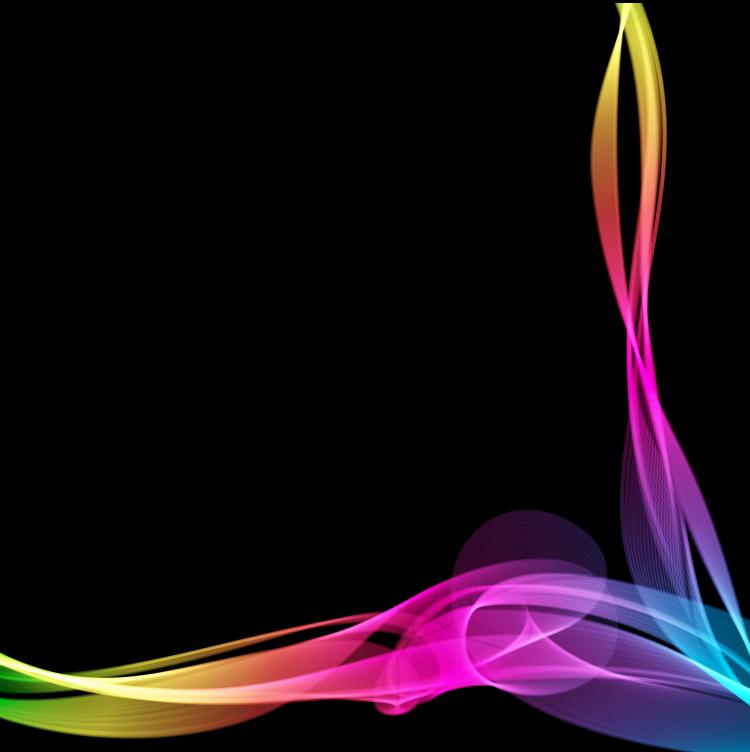 free vector Energetic and colorful flow lines background 01 vector