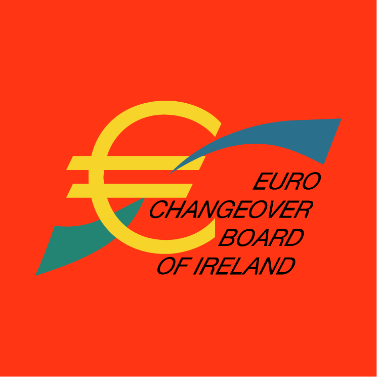 free vector Euro changeover board of ireland