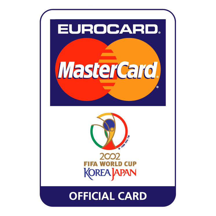 free vector Eurocard mastercard 2002 fifa world cup 2