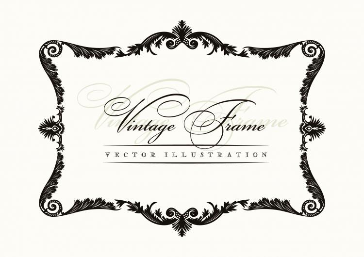 European classic retro pattern border 02 vector Free ...