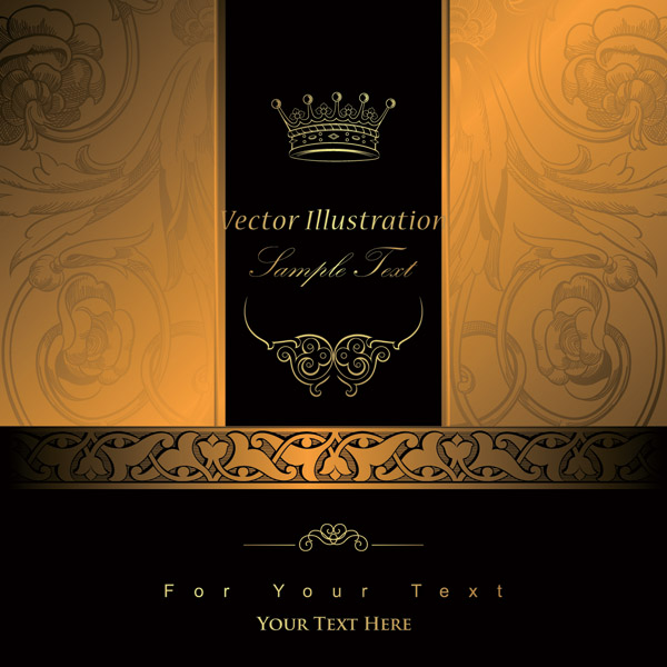 free vector European gorgeous classic pattern background 03 vector