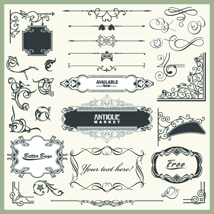 European pattern patterns (23728) Free EPS Download / 4 Vector