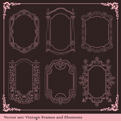 Download Europeanstyle lace border classic (6317) Free EPS Download ...