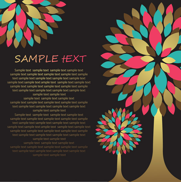 free vector Exquisite card background vector