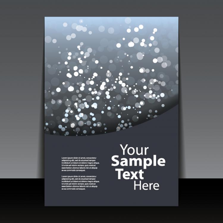 free vector Exquisite cover template 01 vector