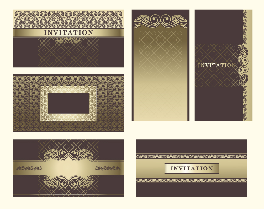 free vector Exquisite europeanstyle pattern background 03 vector