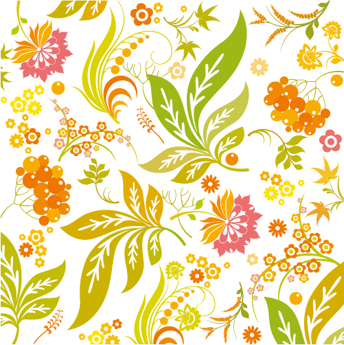 free vector Exquisite fashion pattern vector material package-2