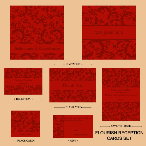 free vector Exquisite floral pattern vector material