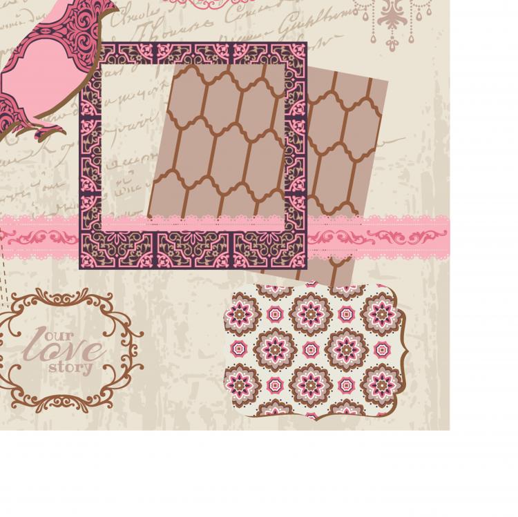 free vector Exquisite lace pattern 03 vector