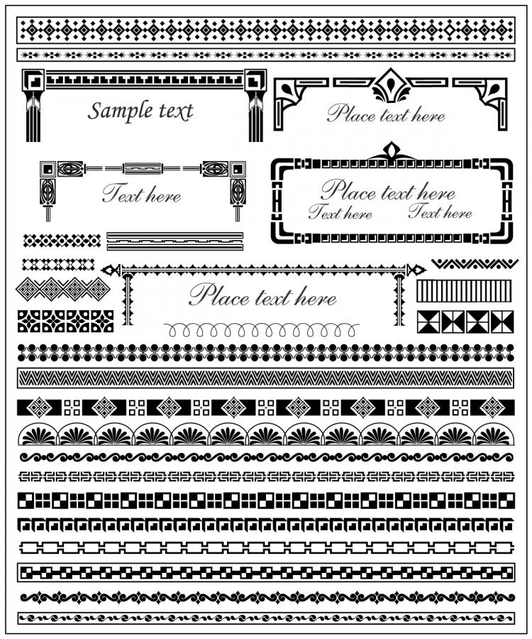 free vector Exquisite lace pattern 05 vector
