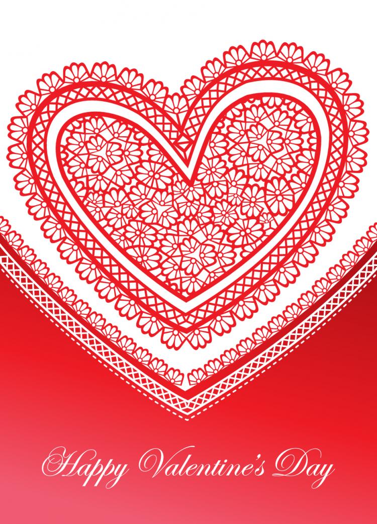 free vector Exquisite valentine39s day greeting cards 04 vector