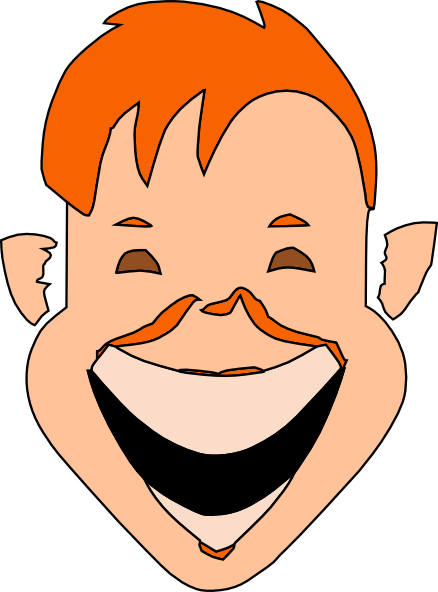 free vector Extreme Laugh clip art