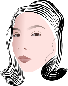 free vector Face Of A Lady clip art