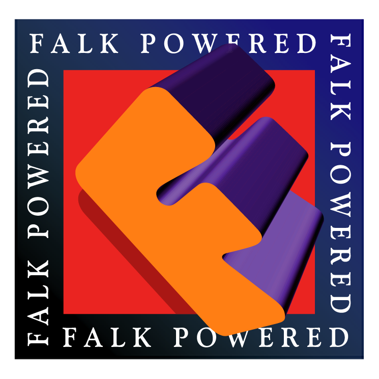 free vector Falk powered