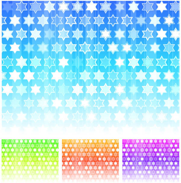 free vector Fashion colorful background vector hexagonal