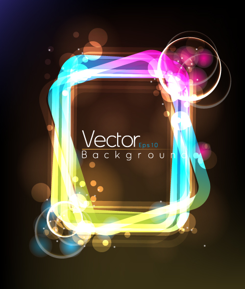 free vector Fashion halo dynamic background 01 vector
