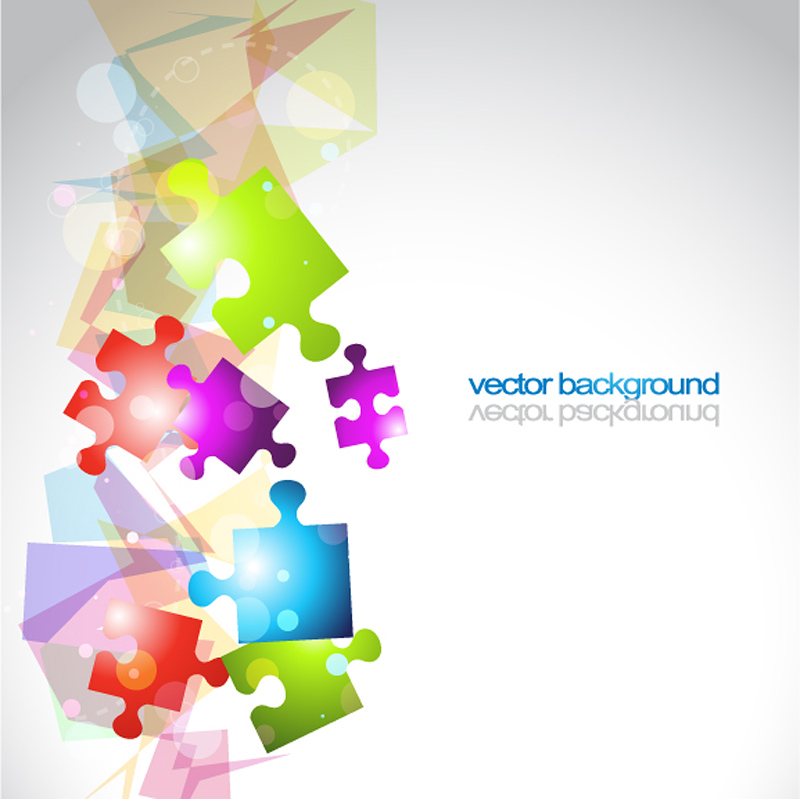 free vector Fashion puzzle 04 vector