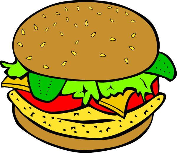 free vector Fast Food Lunch Dinner Ff Menu clip art