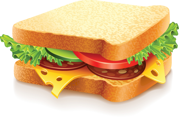 free vector Fast Food Vector Sandwich