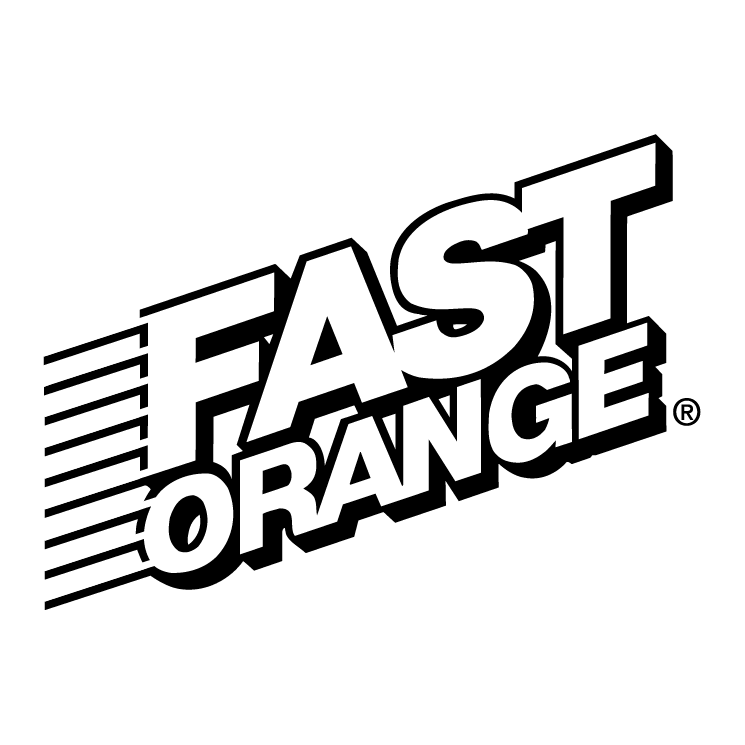 free vector Fast orange