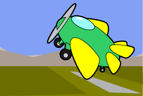 free vector Fat Plane clip art
